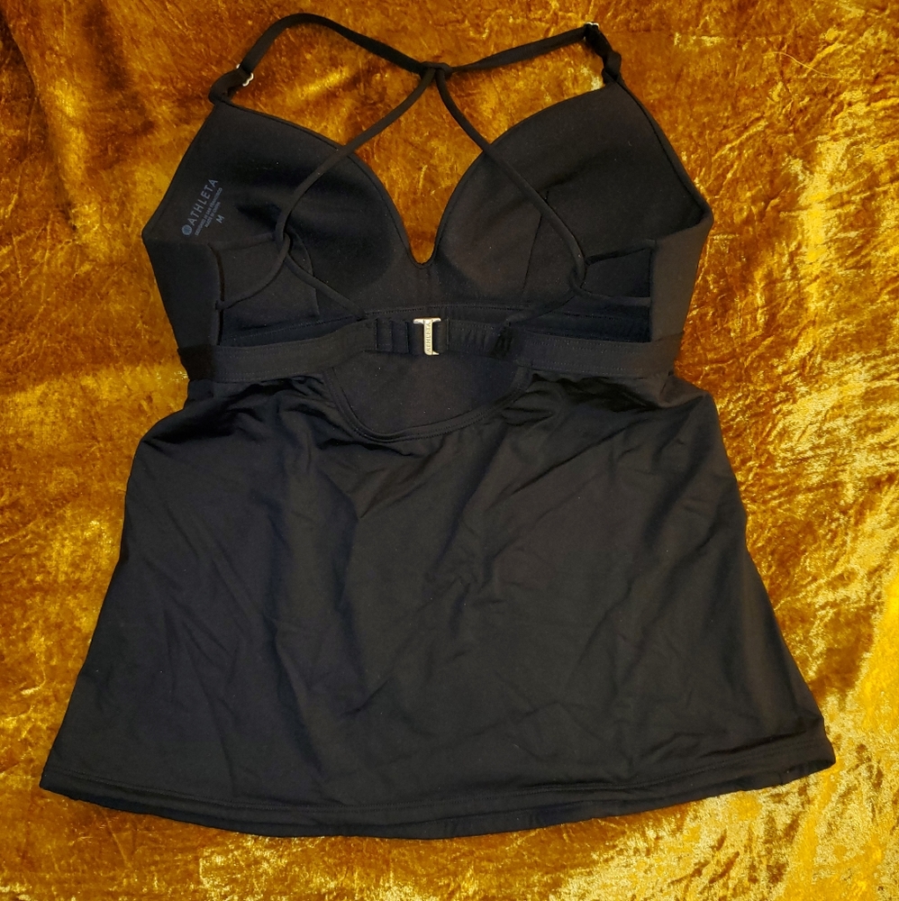 $10 Bundle Deal Athleta Black Tankini Prism Back - Picture 7 of 8